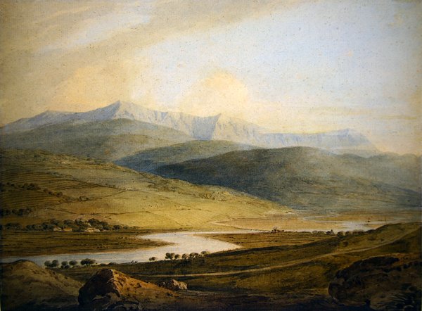 Cader Idris (akvarel na papíře) od John Varley