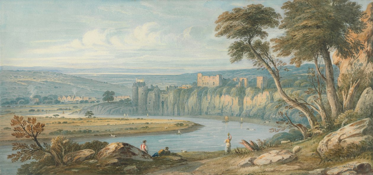 Hrad Chepstow od John Varley