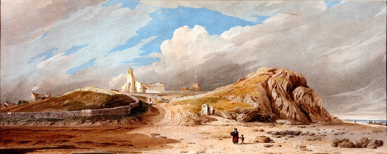 Svatý ostrov (akvarel na papíře (ležatý)) od John Varley