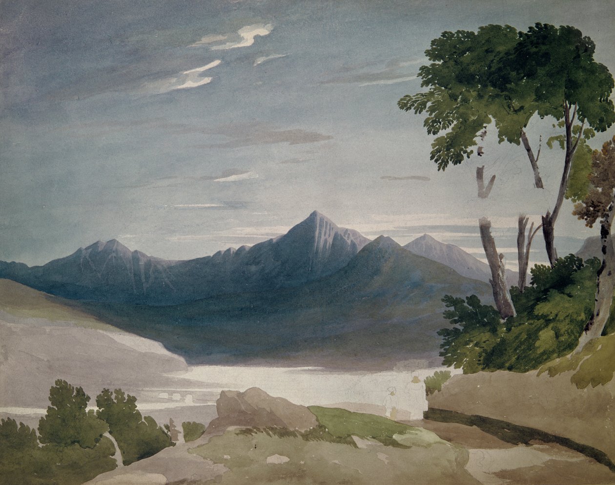 Snowdon, kolem roku 1820 od John Varley
