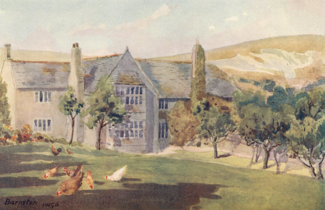 Barnston (barevná litografie) od John W.G. Bond