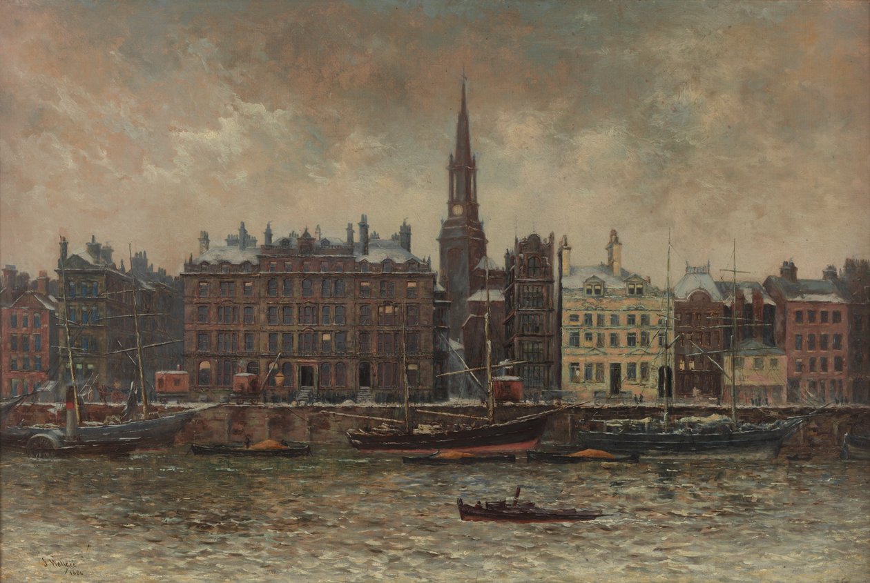Quayside, Newcastle upon Tyne, 1886 od John Wallace