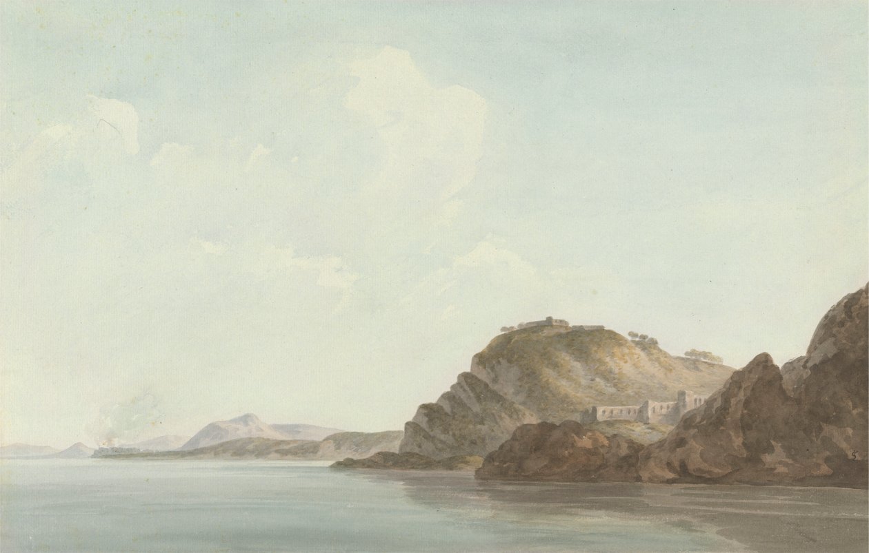 Pobřeží poblíž Sorrenta od John Warwick Smith
