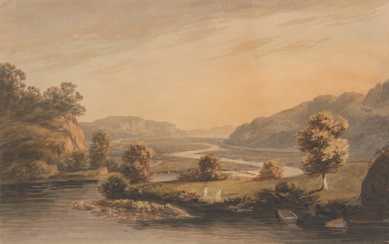 Nedaleko Pont Aberglaslyn od John Warwick Smith