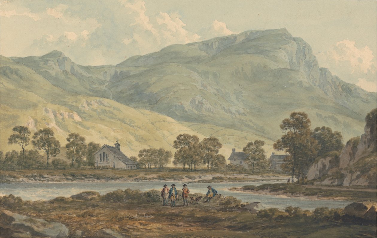Převorství Beddgelert, Caernarfonshire od John Warwick Smith
