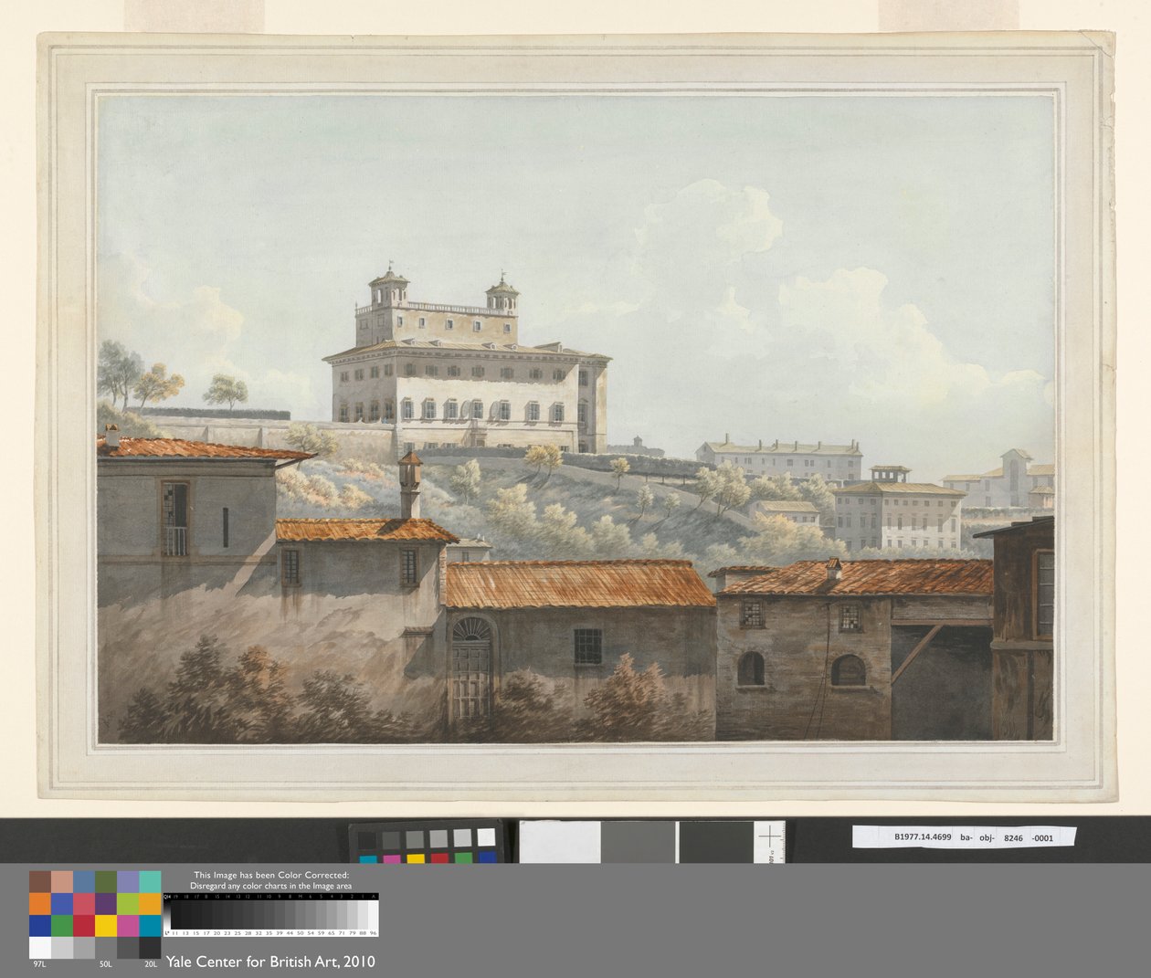 Villa Medici, Řím od John Warwick Smith