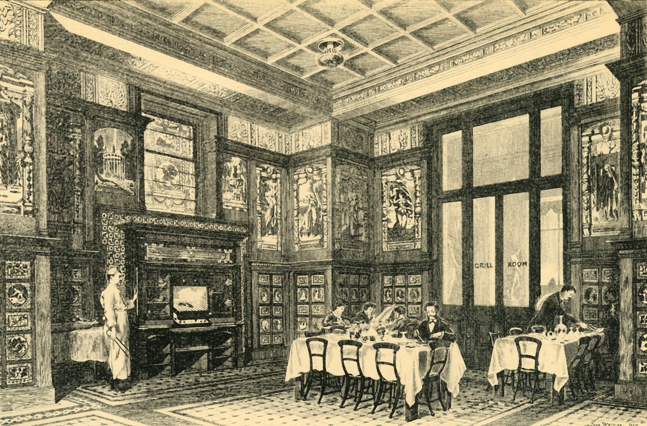 Východní jídelna nebo gril, 60. léta 19. století, 1881. od John Watkins