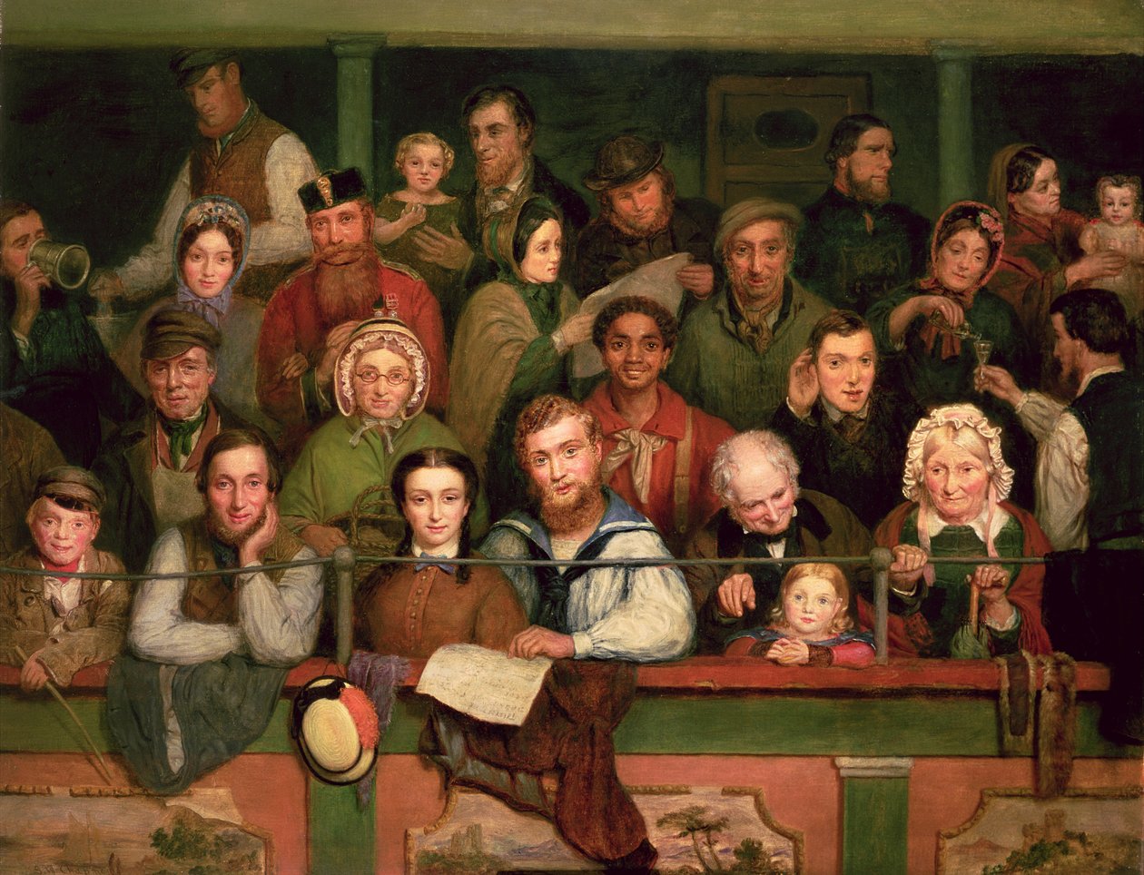 Galerie, Drury Lane od John Watkins Chapman