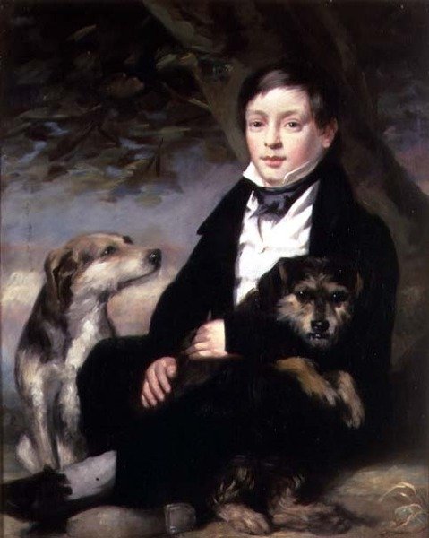 Portrét mistra Raines, z Wheldrake Manor, York (olej na plátně) od John Watson Gordon