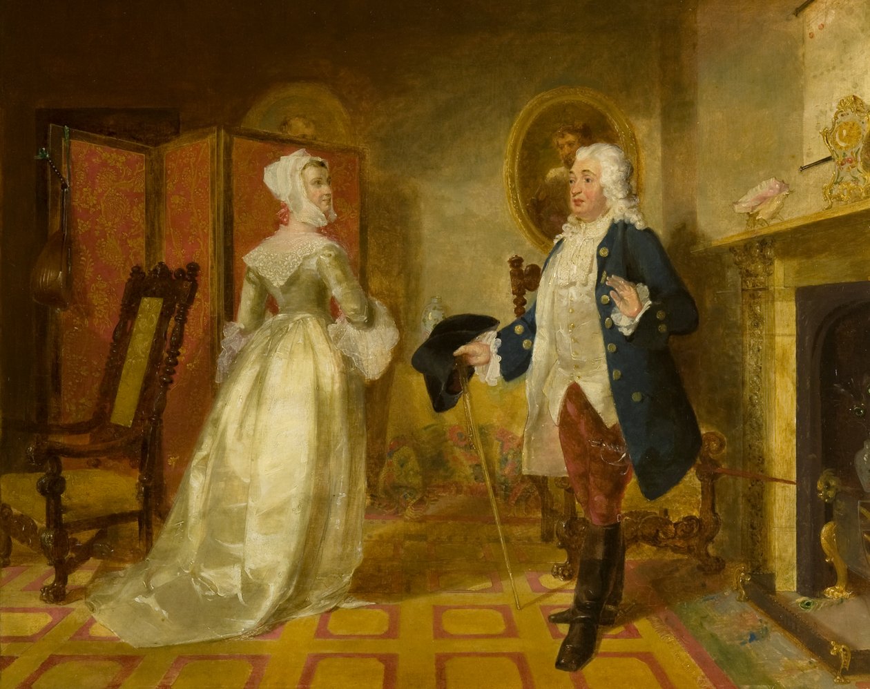 Laird of Cockpen a paní Jean od John Watson Gordon