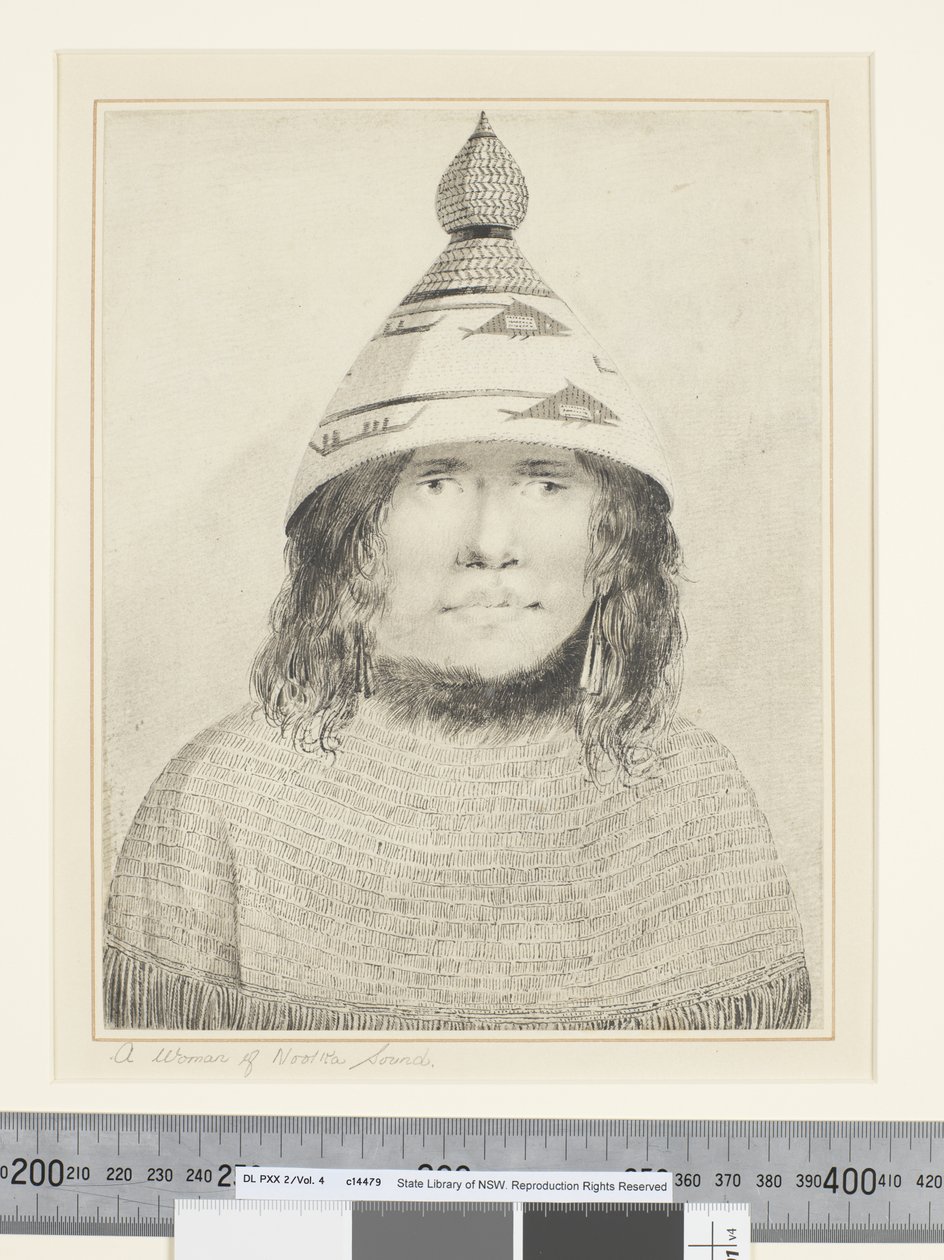 F.22 A Woman of Nootka Sound, c.1773-84 (akvarel) od John Webber
