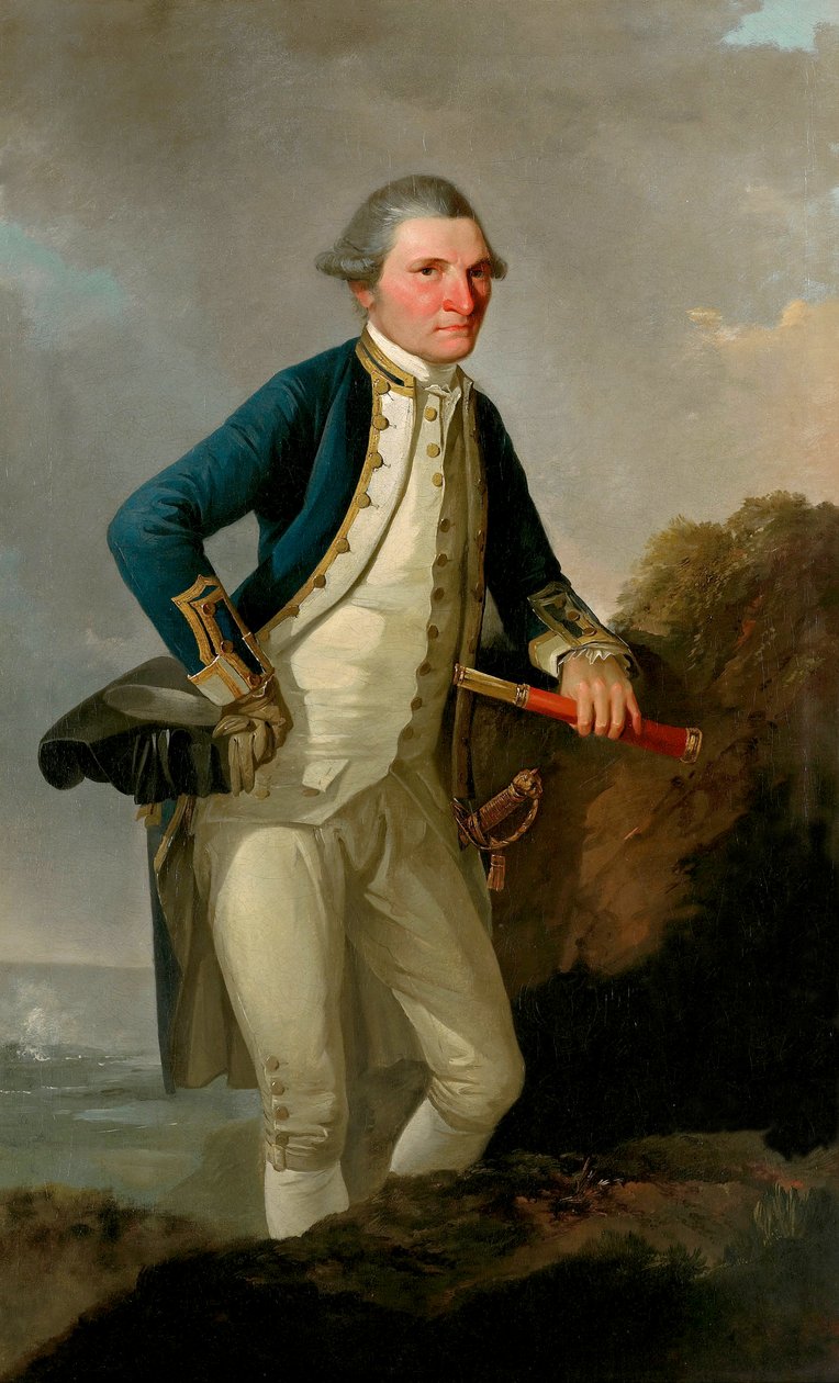Portrét kapitána Jamese Cooka od John Webber