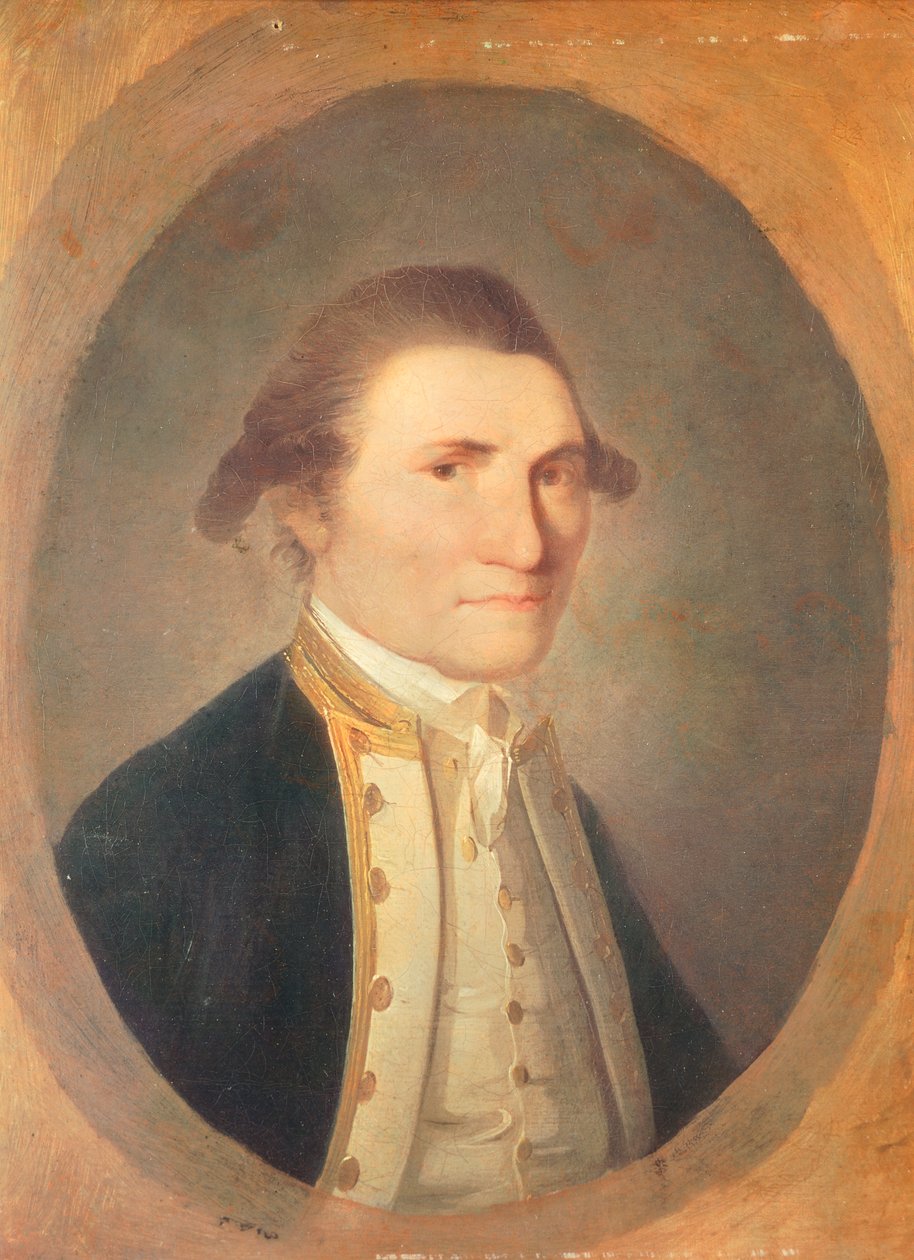 Portrét Jamese Cooka (Marton v Clevelandu od John Webber
