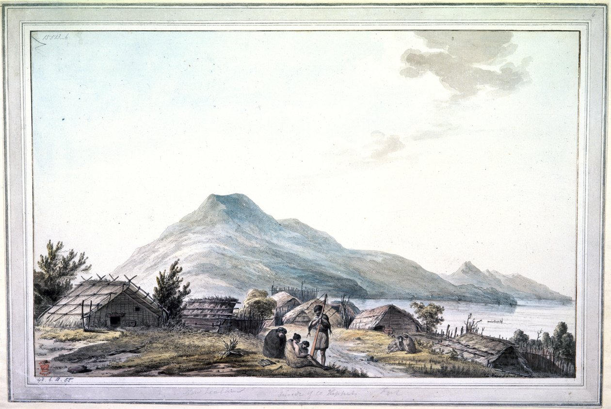 Hippah, Nový Zéland od John Webber