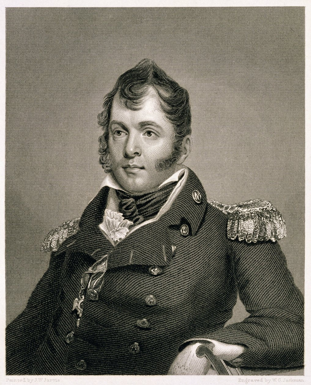 Komodor Oliver Hazard Perry (1785-1819), vyryl William G. Jackman od John Wesley Jarvis