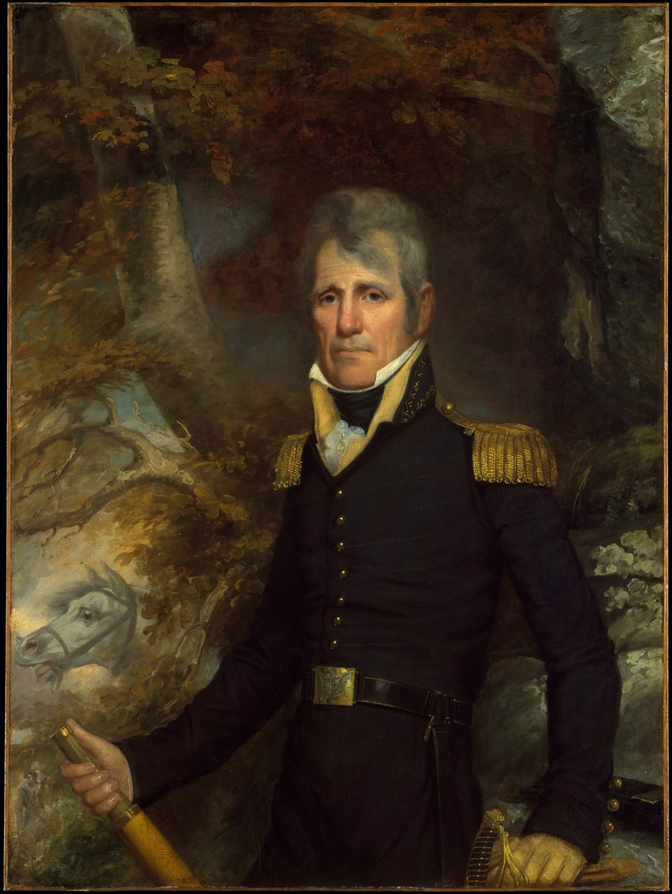 Generál Andrew Jackson od John Wesley Jarvis