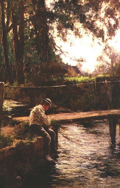 Mladý rybář od John White