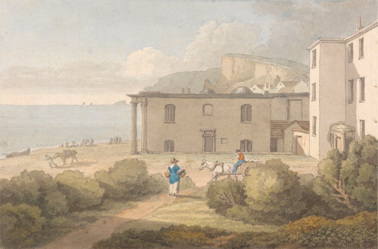 Pohled na knihovnu Core, Dawlish, Devon od John White Abbott
