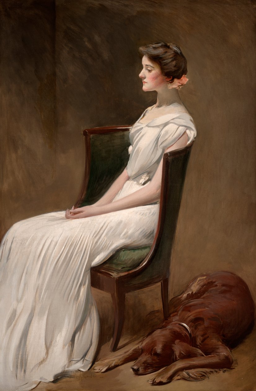Slečna Dorothy Quincy Rooseveltová (později paní Langdon Geerová) od John White Alexander