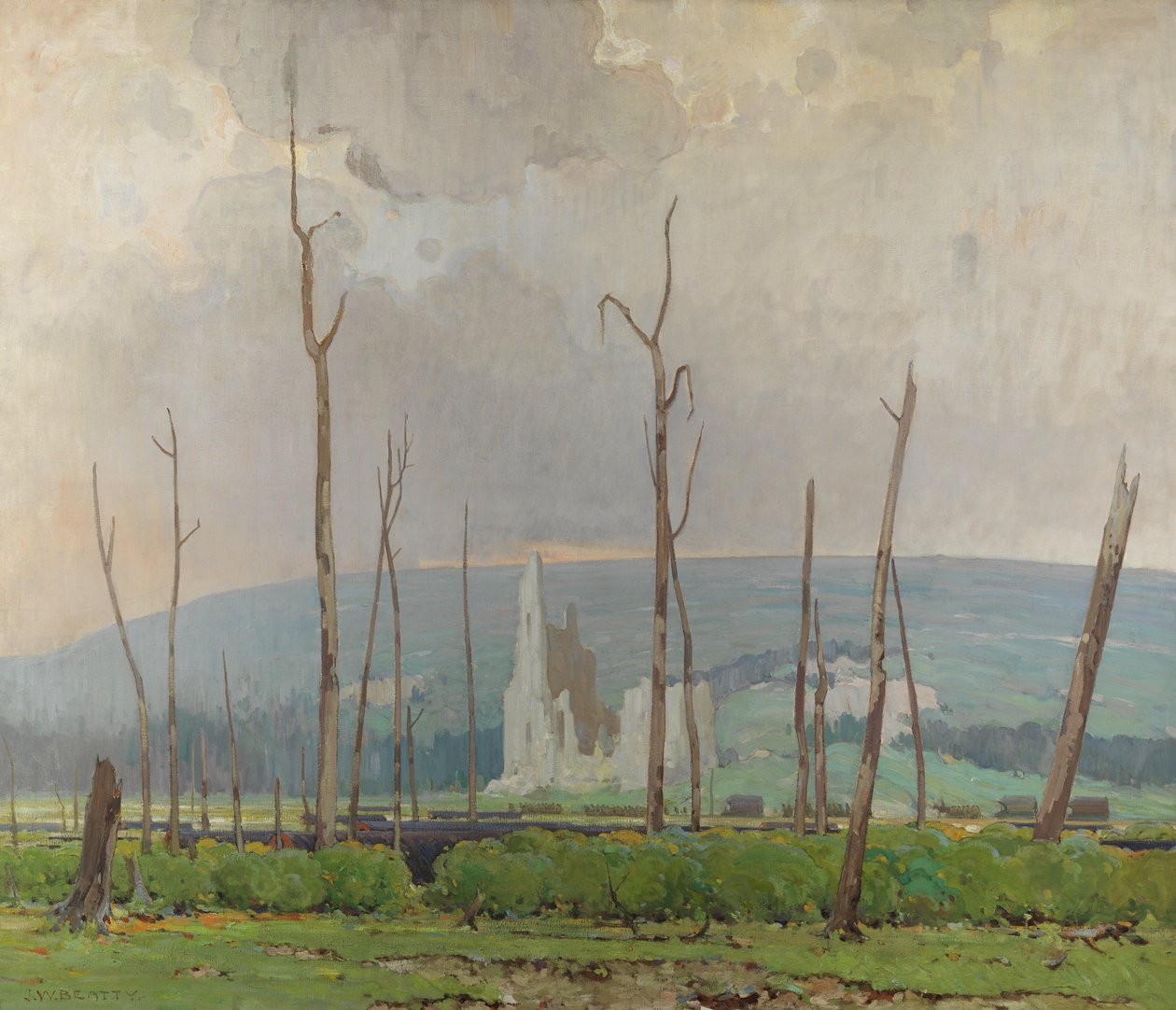 Ablain St-Nazaire, 1914-1919 od John William Beatty