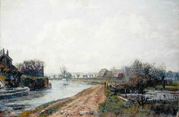 Kanál, Rickmansworth od John William Buxton Knight