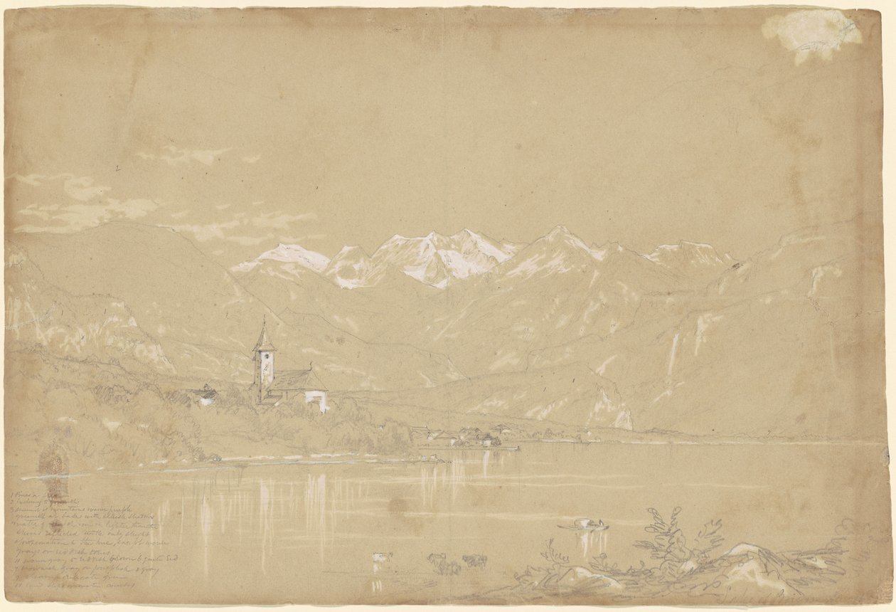 Brienzské jezero od John William Casilear