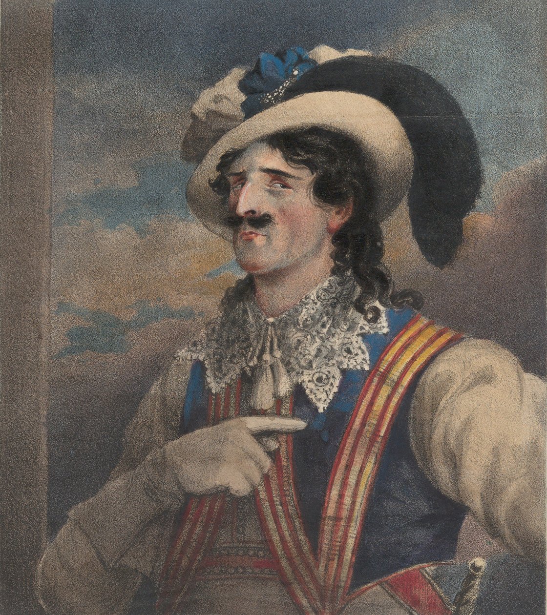 Pan Young jako Iago, ca. 1824. od John William Gear