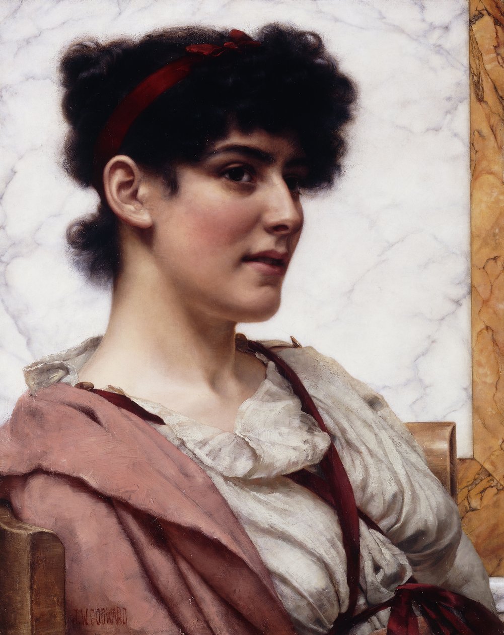 Římská kráska, kolem roku 1889 od John William Godward