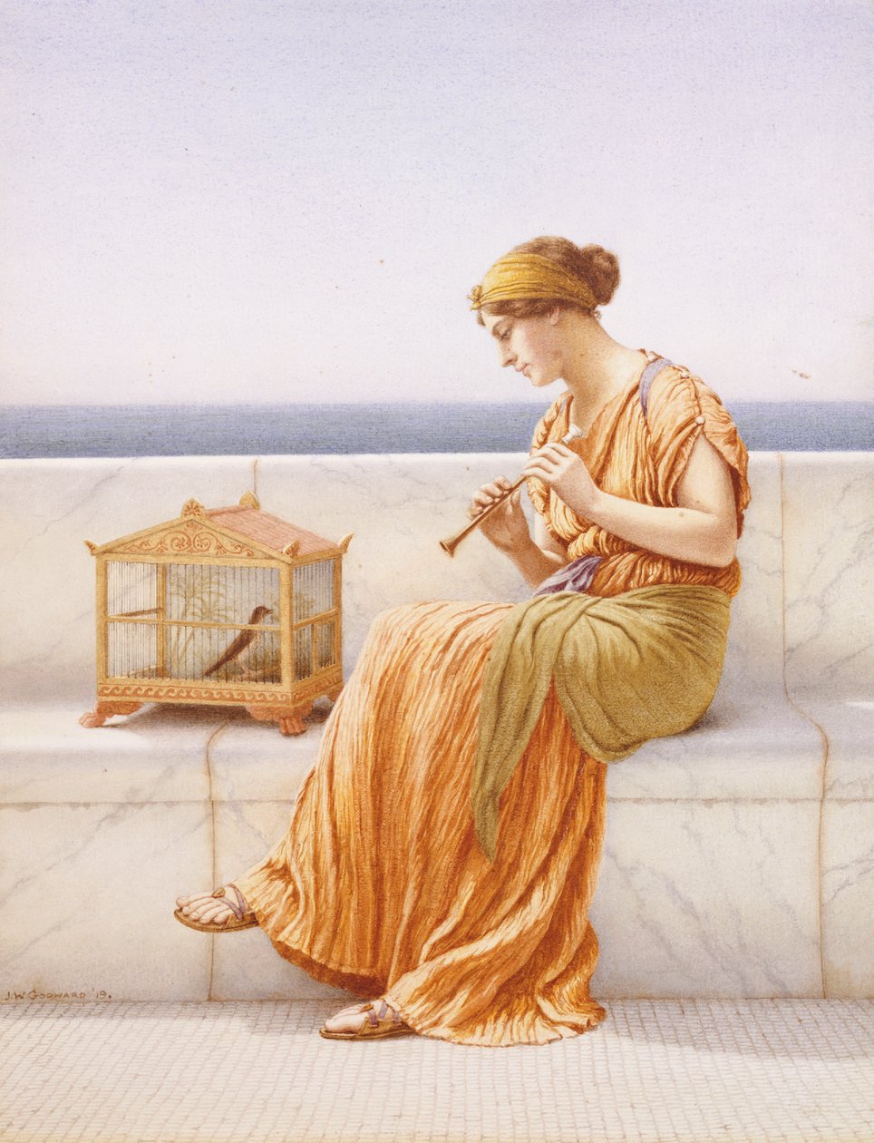 Píseň beze slov, 1919 od John William Godward