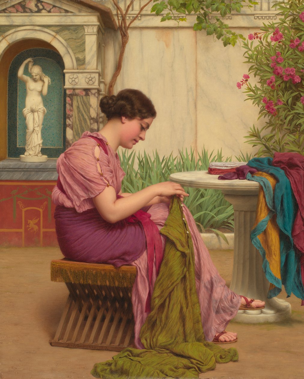 Stitch je zdarma, nebo Stitch v čase, 1917 od John William Godward
