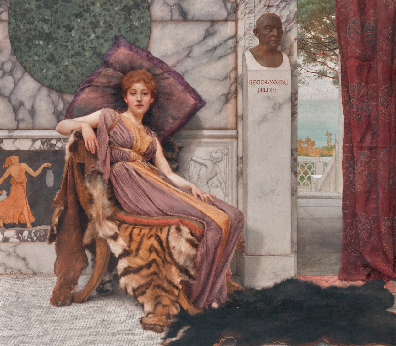 Dolce Far Niente (1893) od John William Godward
