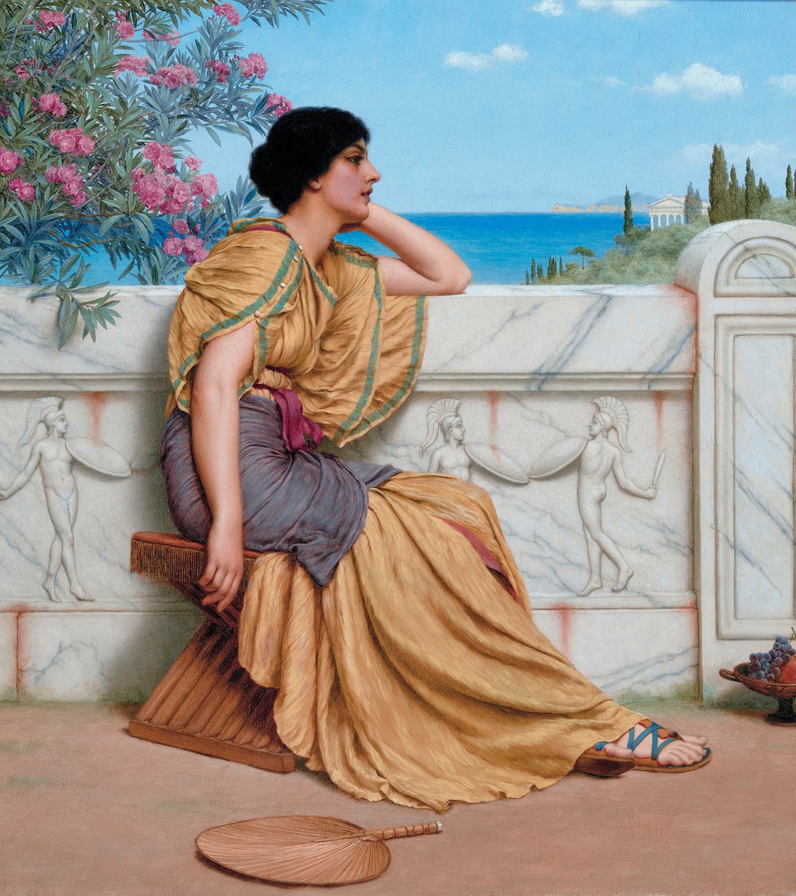 Hodiny volného času, autor: John William Godward od John William Godward