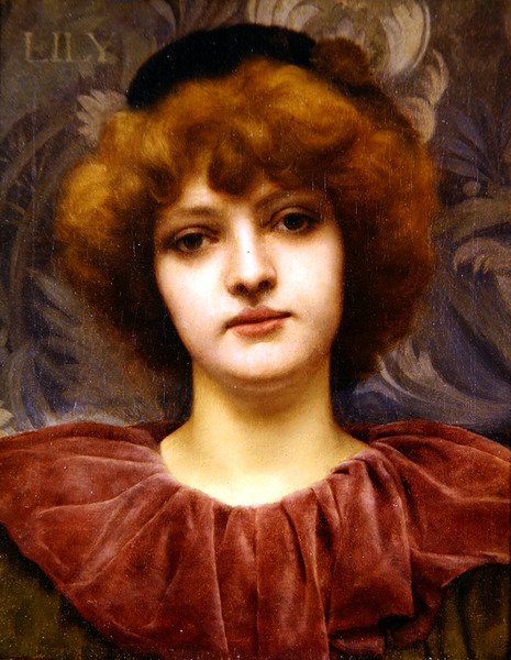Lily (olej na plátně) od John William Godward