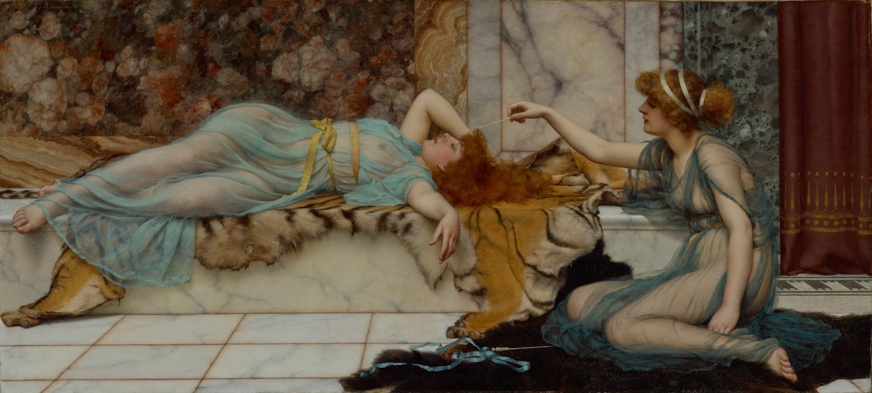 Zlomyslnost a odpočinek od John William Godward