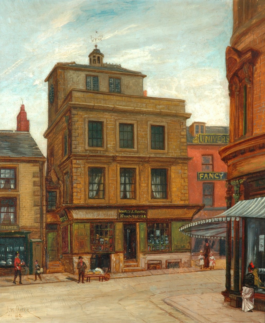 "The Castle, Market Street, Halifax", c.1895 od John William Oates