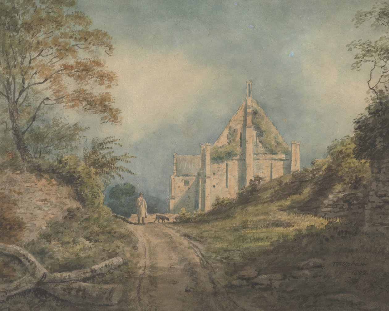 The Abbey Barn, Abbotsbury od John William Upham