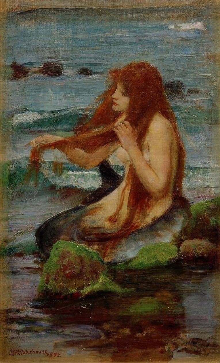 Mořská panna od John William Waterhouse