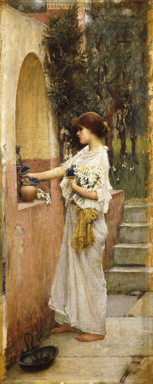 Římská oběť od John William Waterhouse