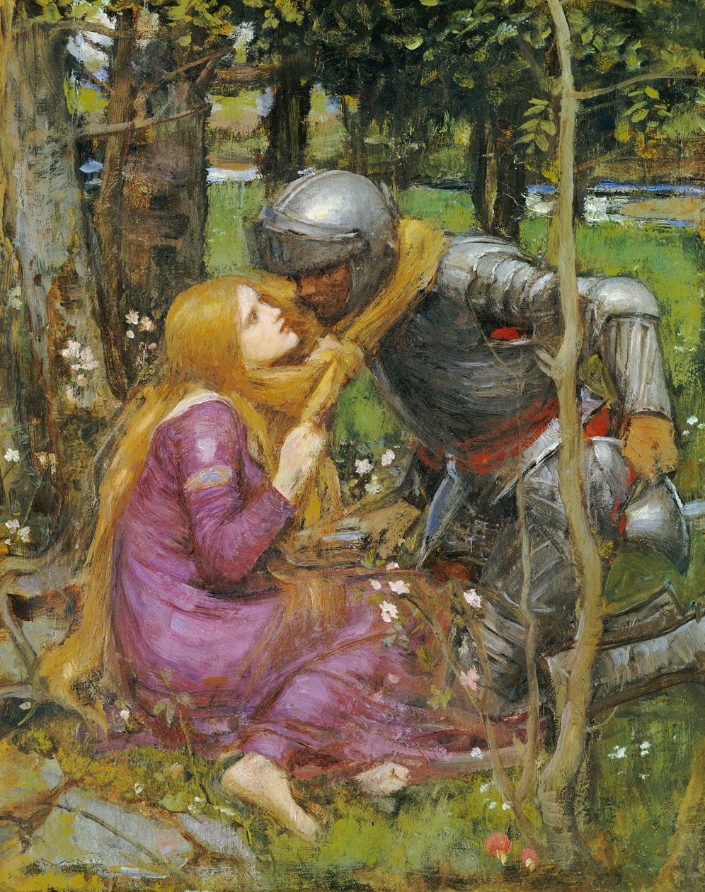 Studie pro "La Belle Dame sans Merci", c.1893 od John William Waterhouse