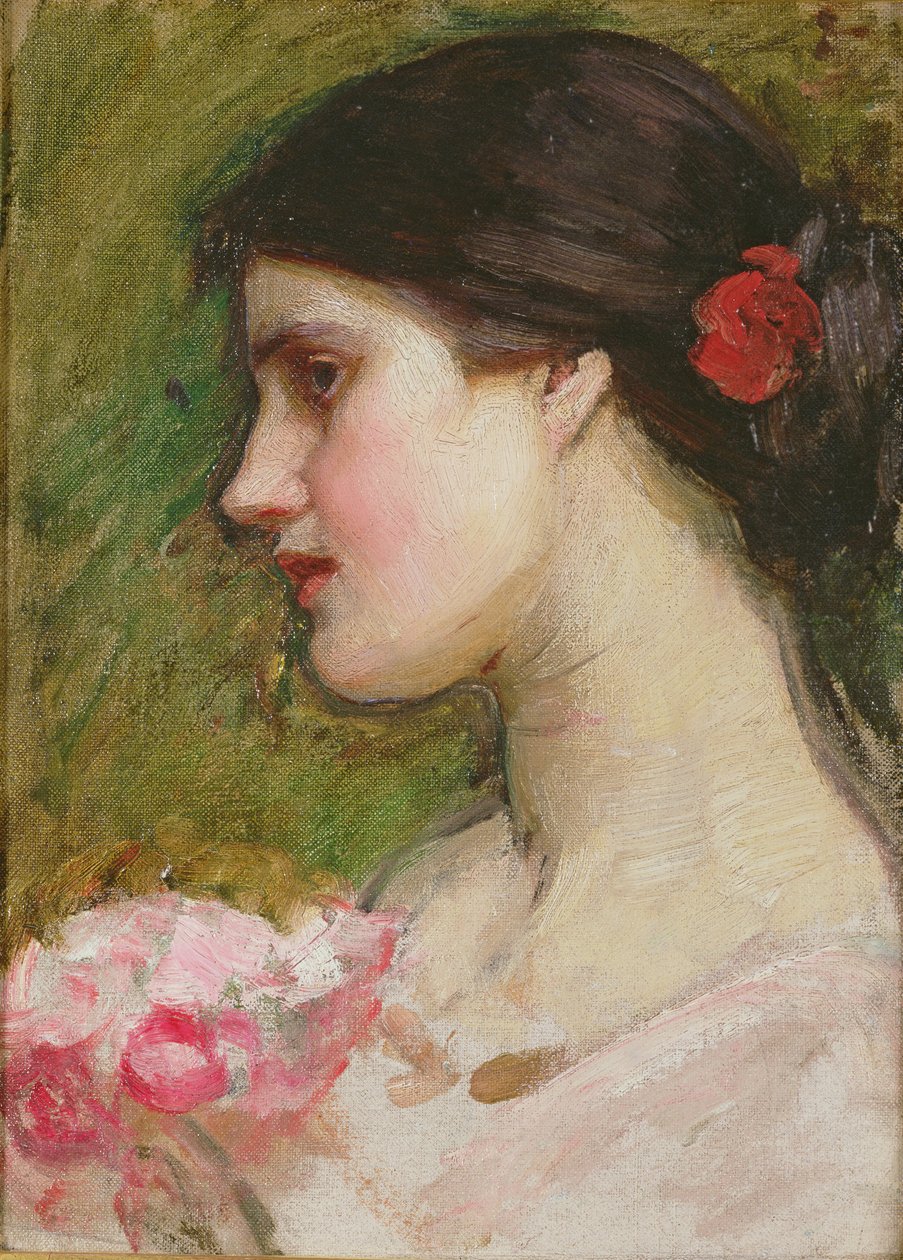 Kamélie, kolem roku 1880 od John William Waterhouse