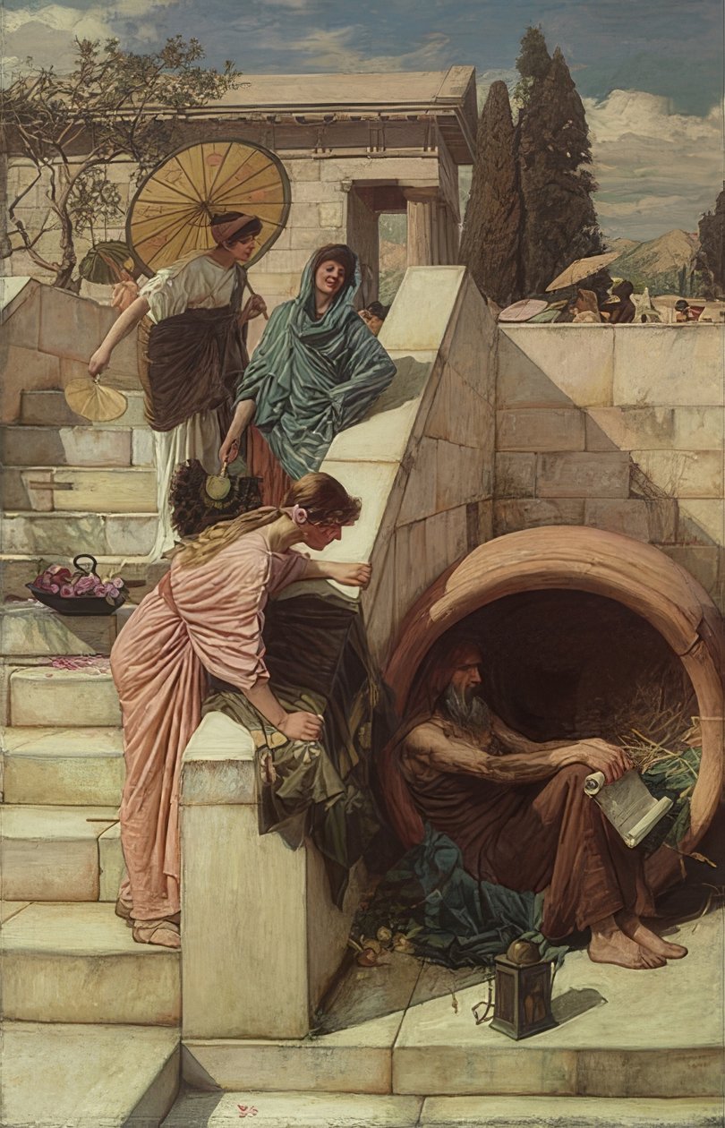 Diogenes. 1882 od John William Waterhouse