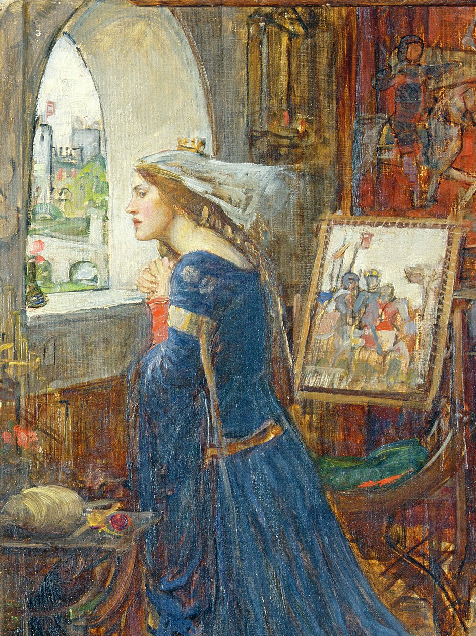 Fair Rosamund, asi 1916 (olej na plátně) (detail 239421) od John William Waterhouse