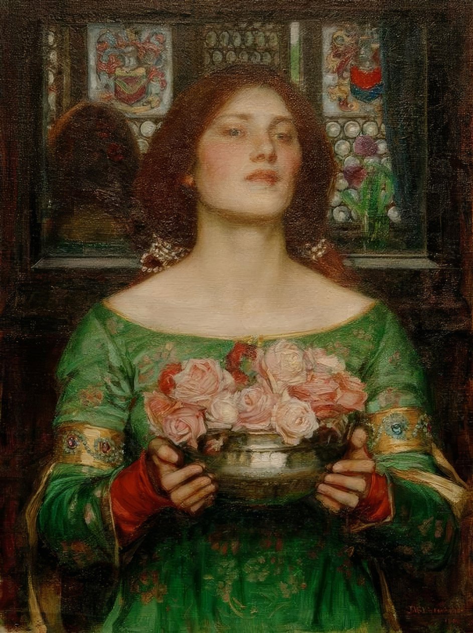 Shromážděte Ye Rosebuds Zatímco Ye May od John William Waterhouse