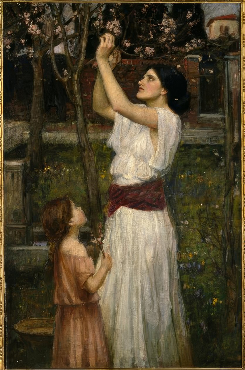 Sbírání mandlových květů od John William Waterhouse