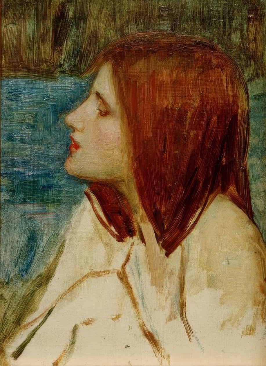 Hlava dívky od John William Waterhouse
