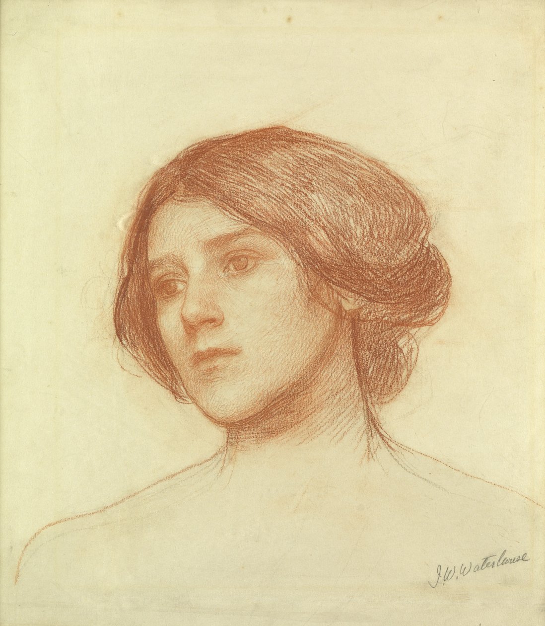 Hlava dívky od John William Waterhouse