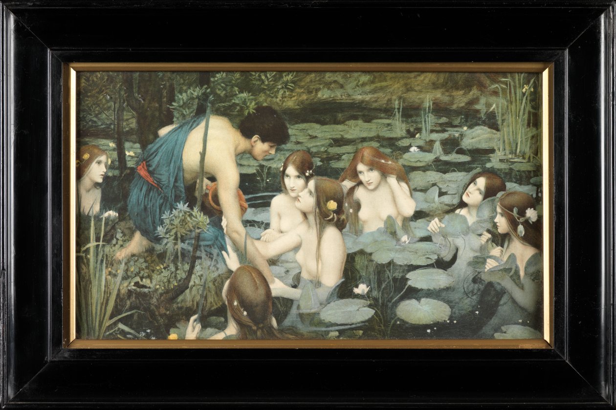 Hylas a nymfy (barevný potisk) od John William Waterhouse
