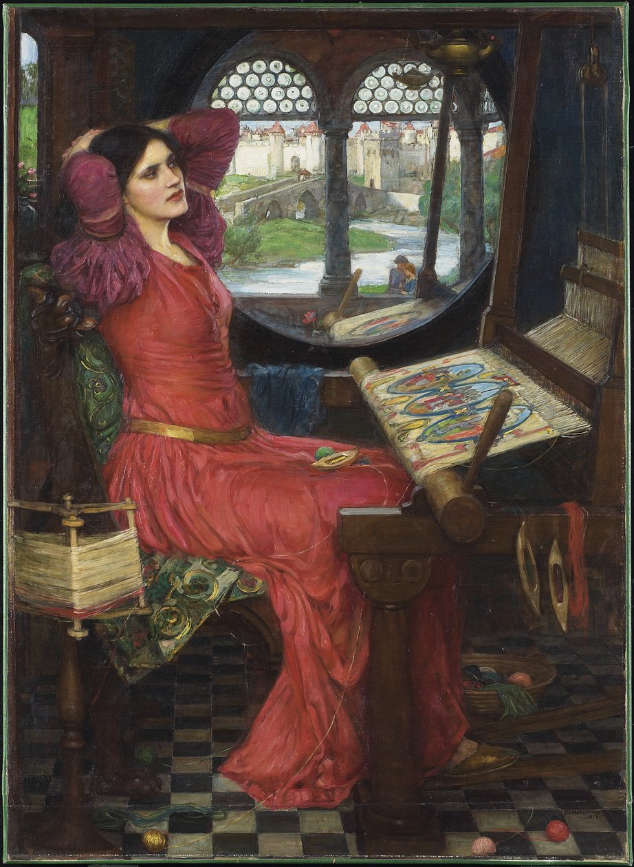 Jsem napůl nemocná ze stínů, řekla paní ze Shalott, 1915 od John William Waterhouse