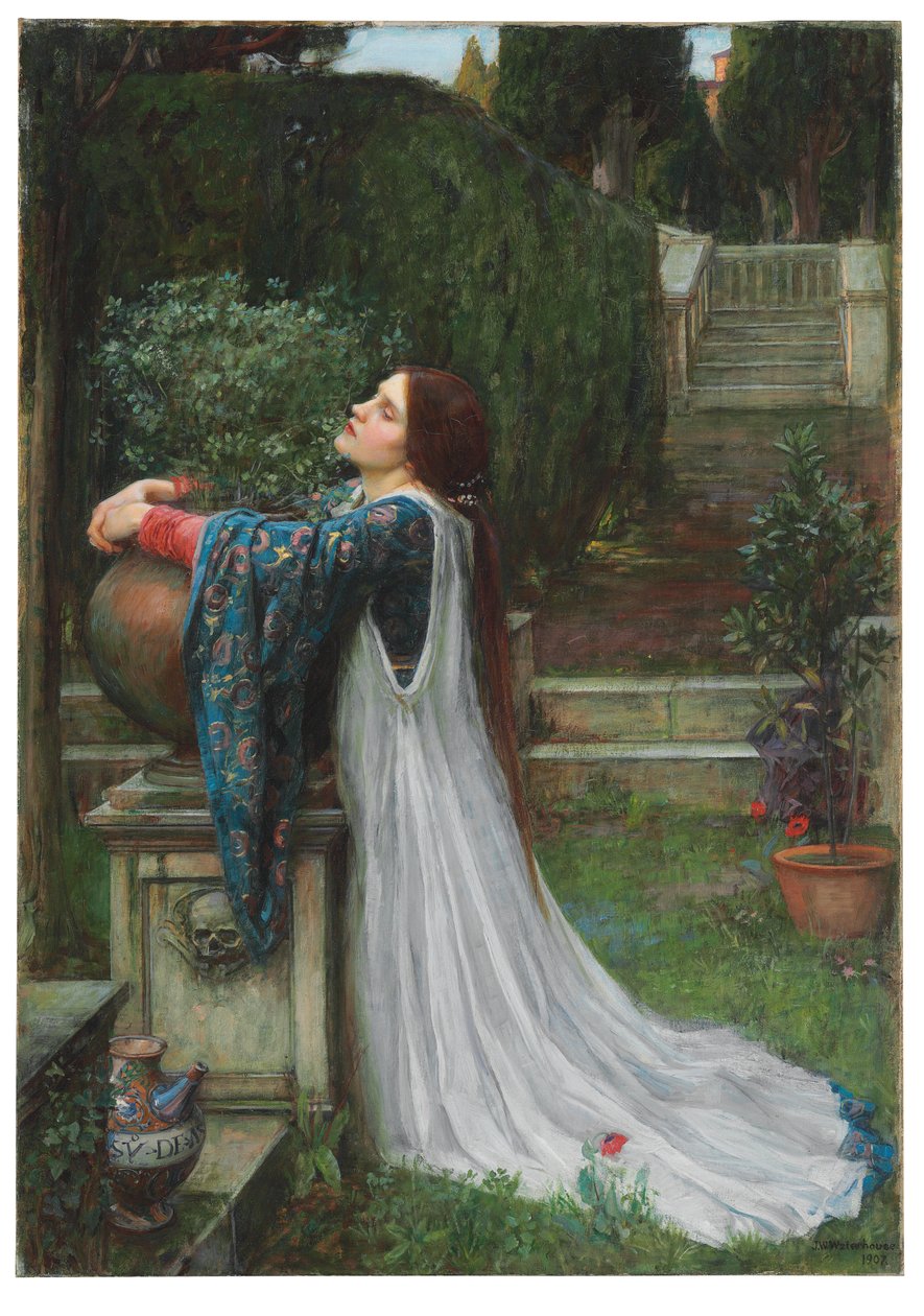 Isabella a hrnec bazalky, 1907 od John William Waterhouse
