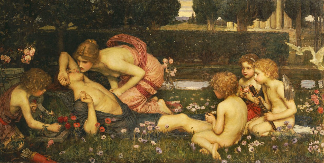 Probuzení Adonise, 1899 od John William Waterhouse